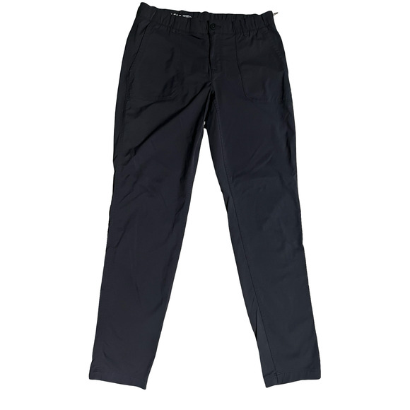 REI Co-op Pants Womens 10 Black Hiking Outdoor Stretch Elastic Waist Zip Pockets - Picture 3 of 10